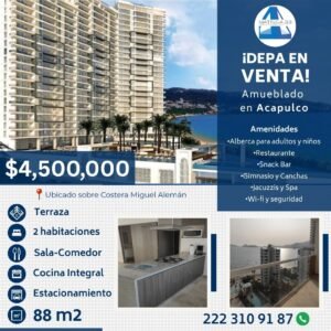Departamento en venta en acapulco 01