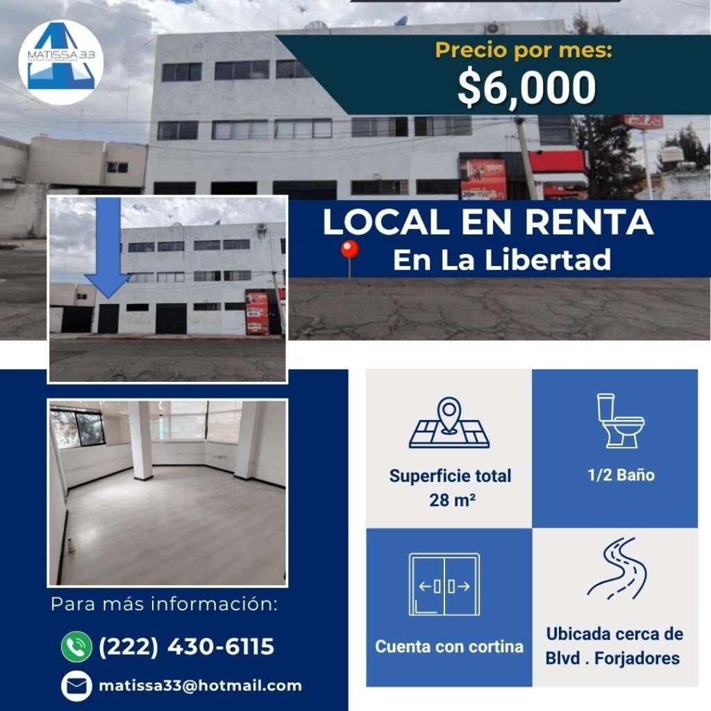 Local de Renta en la libertad