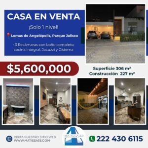 Casa en Venta en Parque Jalisco